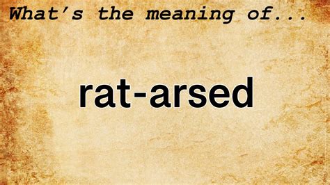 arsed mean|what does rat arsed mean.